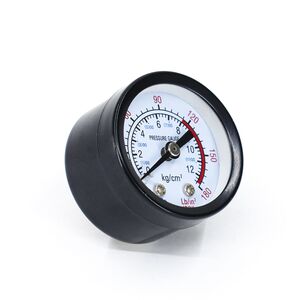 Манометр для компресора 40 мм, металеві чорний корпус 13H PROFLINE