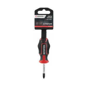 Отвертка крестовая PH2*38 мм, S2, STORM, VT-3419 INTERTOOL
