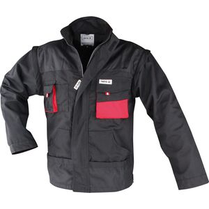Куртка робоча чорно-червона, розм. S, YT-8020 YATO