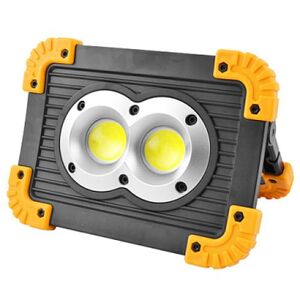 Прожектор світлодіодний L802-20W-2COB+1W, ЗУ micro USB, 2x18650/3xAA, Power Bank, Box