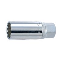 Головка 3/8" свічкова магнітна 18мм, L=70мм, 807318M Force