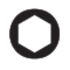 Ключ 6-гр. (HEX) Г-обр. длинный 5/64", L=16/83 мм (7645.64L Force)