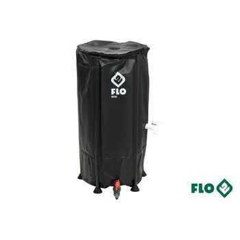 Бак сборный дождевой воды с ПВХ 100 л, Ø = 3/4 ", Ø40 x 78 см, устойчив к УФ лучам, 89700 FLO