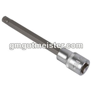 Головка торцевая с битой 1/2" spline M10 L=140 мм, BS-14010 GUT MECHANIC