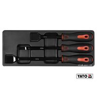Набор скребков стальных 25 x 220 мм, 10 x 270 мм, 25 x 310 мм, Cr-V, 3 шт, YT-08474 YATO