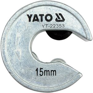 Труборіз для труб ?= 15 мм, габарит ?= 48 мм, алюміній /мідь /пластик., YT-22353 YATO