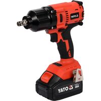 Гайковерт ударний акумуляторний безщітковий квадрат- 1/2", 700 Нм, Li-Ion 18 В, 3 Агод +кейс, YT-82806 YATO