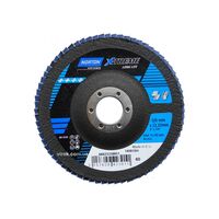 Круг лепестковый шлифовальный "NORTON VULCAN" X-TREME (металл + нерж.) Ø = 125/22 мм, Р 60, 70V802 NORTON