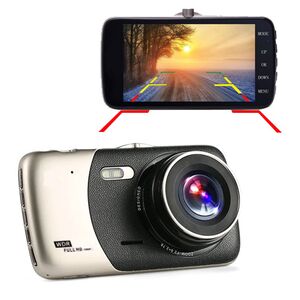 Автомобільний відеореєстратор арт X600 LCD 4", Angel Lens, камери, 1080P Full HD, метал. корпус