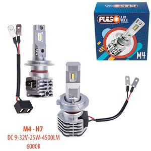 Лампи PULSO M4 / H7 / LED-chips CREE / 9-32v / 2x25w / 4500Lm / 6000K