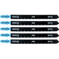Полотно для електролобзикаметал 21TPI, L = 130 мм, уп. 5 шт., YT-3416 YATO