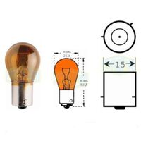 Лампа автомобільна Лампа для стоп-сигнала та проблискових маячків Trifa 24V 21W amber