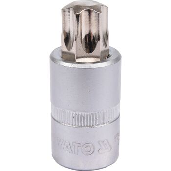 Головка торцевая квадрату 1/2 "с насадкой" TORX "Т70, L = 55 мм, YT-04319 YATO