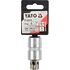 Головка торцевая квадрату 1/2 "с насадкой" TORX "Т70, L = 55 мм, YT-04319 YATO