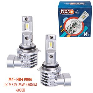 Лампи PULSO M4 / HB4 9006 / LED-chips CREE / 9-32v / 2x25w / 4500Lm / 6000K