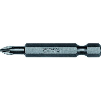 Отверточная нас. крест. 1/4", l= 50 мм, PZ 1, 50 шт., YT-7850 YATO
