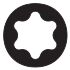 Ключ Torx Т-обр. Т45, L=105/210 мм, 76645T Force