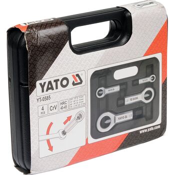 Гайкозривачи М 9-27 мм, комплект, 4 шт., YT-0585 YATO