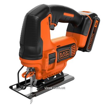 Лобзик акумуляторний: 2 А*год, 400 мА, BDCJS18-QW BLACK DECKER