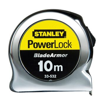 Рулетка 10 м х 25 мм армована стрічка STANLEY 0-33-532