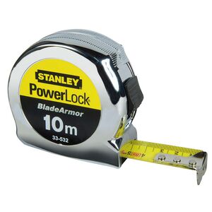 Рулетка 10 м х 25 мм армированная лента STANLEY 0-33-532