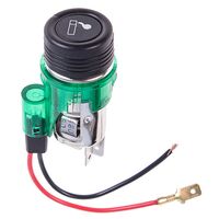 Прикуриватель с подсветкой в планку 12V GREEN 10227 12V GREEN