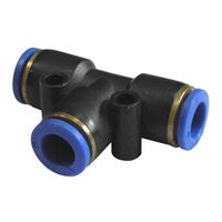 Фитинг пластиковый 6 мм (PUT 06 Sumake)