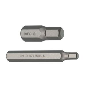 10 мм Біта 6-гр., HEX 10 мм, L=75 мм, 9747510 INFO tools