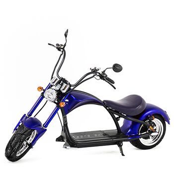 Электроскутер Chopper Citycoco 1500W, 60V12Ah, Blue [r804-m1/1500Bl]