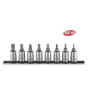 1/4" Набір головок-біт Torx з відвести 8 пр., T8H-T40H, 20812T Force