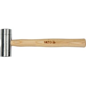 Молоток алюминиевый Ø40 x 300 мм, m = 300 г, деревянная ручка, YT-45281 YATO