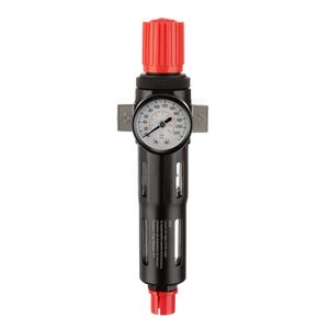 Фільтр для очищення повітря з редуктором 1/4", 5мкм, 1200 л/хв, метал, професійний, PT-1419 INTERTOOL