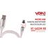 Кабель магнитный Multicolor LED VOIN USB - Micro USB 3А, 2m, (быстрая зарядка/передача данных (VC-1