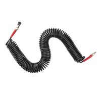 Шланг BLACK M-Flex 5.5х8мм, 20м спиральный полиуретановый c поворотным шарниром, латунными быстроразъемными соединениями STORM, PT-1792 INTERTOOL