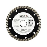 Диск алмазный турбо "TURBO" Ø = 125x8,0x22,2 мм. H = 2,6 мм, YT-6023 YATO
