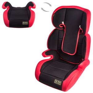 Автокресло детское BOSS NE-EB-21 (15-36 кг) группа 2-3 черно-красное (NE-EB-21)