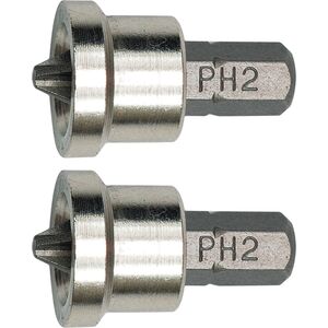 Насадка отверточной для гипсокартона Phillips PH2 x 25 мм. 2 шт / уп., 65800 VOREL