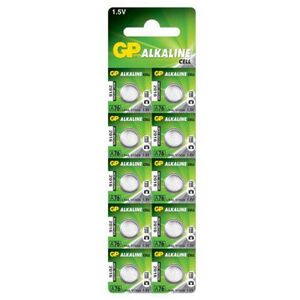Батарейка GP ALKALINE Cell A76-U10 щелочная, A76, LR44