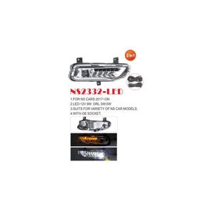 Фари дод. модель Nissan Cars 2017-/NS-2332L/LED-12V9W+DRL-3W/3W/FOG+DRL+TURN/eл.проводка