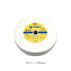 Круг для точила 200х20х40мм білий, дрібнозернистий[10], 08876 VOREL