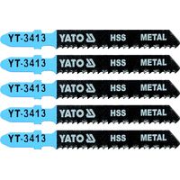 Полотно для електролобзикаметал 12TPI, L = 75 мм, уп. 5 шт., YT-3413 YATO
