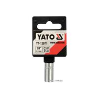 Переходник для насадок отверточных квадрат 1/4 "F HEX- 1/4 M6,3 мм, CrV, YT-12971 YATO