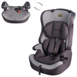 Автокресло детское BOSS Automative 4579-4618 HB636 (9-36 кг) группа 1-2-3 Black-Grey (4579-4618 Blac