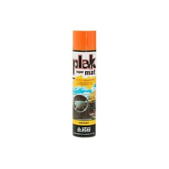 Полироль для торпедо Plak SUPERMAT Arancio (апельсин) 600 мл. (аэрозольный) матовый ATAS 063600