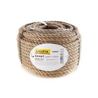 Канат (джут 100%) 14мм 50м UNIFIX 699567