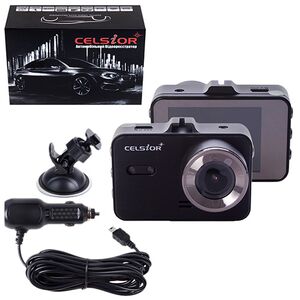 Автомобильный цифровой видеорегистратор CELSIOR DVR H734 Wi-Fi HD метал.корп. (DVR H734 HD)