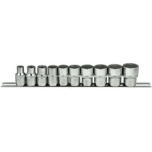 Набір головок 1/2" 10 пр., 6-гр .: 11-24мм, 4106 Force