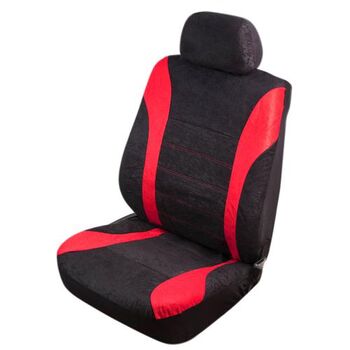 Набор чехлов VSC-38260V-11 BK/RD Velur полн компл 11ед