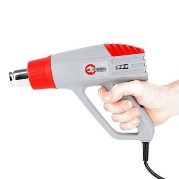 Фен технiчний, 2000 Вт,3 режими,60-600 С,300-500 л/хв, DT-2420 INTERTOOL