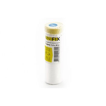 Пленка защитная с малярной лентой 1400мм*20м UNIFIX PLM-140020